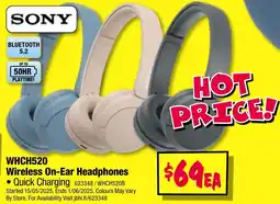 JB Hi-Fi Wireless On-Ear Headphones offer