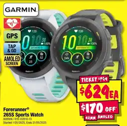 JB Hi-Fi Forerunner 265S Sports Watch offer