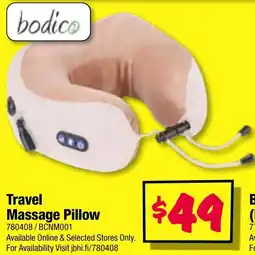 JB Hi-Fi Travel Massage Pillow offer