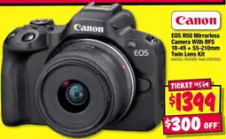 JB Hi-Fi EOS R50 Mirrorless Camera offer