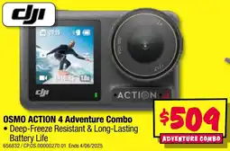 JB Hi-Fi OSMO ACTION 4 Adventure Combo offer