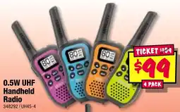JB Hi-Fi 0.5W UHF Handheld Radio offer