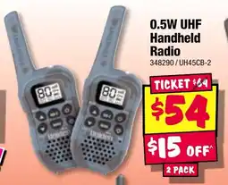 JB Hi-Fi 0.5W UHF Handheld Radio offer