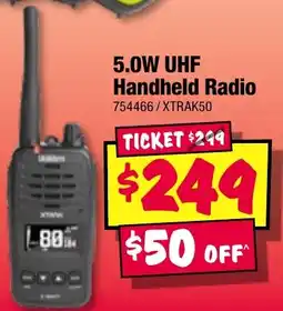 JB Hi-Fi 5.0W UHF Handheld Radio offer