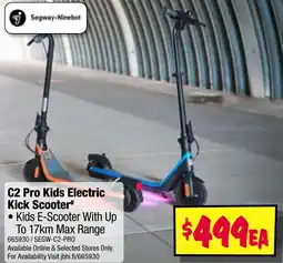 JB Hi-Fi C2 Pro Kids Electric Kick Scooter offer