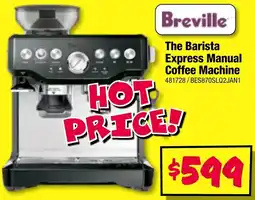 JB Hi-Fi The Barista Express Manual Coffee Machine offer