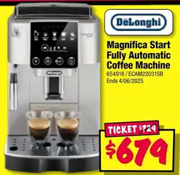 Magnifica Start Fully Automatic Coffee Machine