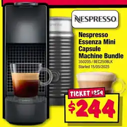 JB Hi-Fi Nespresso Essenza Mini Capsule Machine Bundle offer