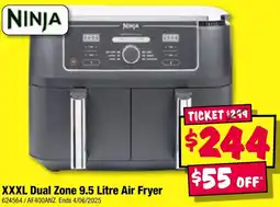 JB Hi-Fi XXXL Dual Zone 9.5 Litre Air Fryer offer