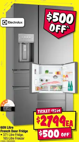 JB Hi-Fi 609 Litre French Door Fridge offer