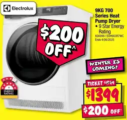 JB Hi-Fi 700 Series Heat Pump Dryer offer