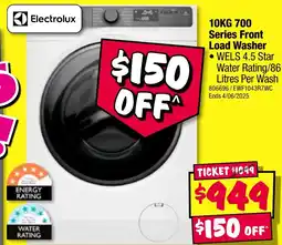 JB Hi-Fi 700 Series Front Load Washer offer