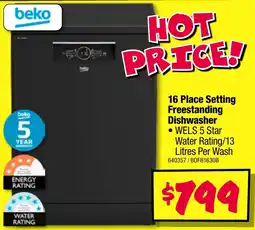 JB Hi-Fi 16 Place Setting Freestanding Dishwasher offer