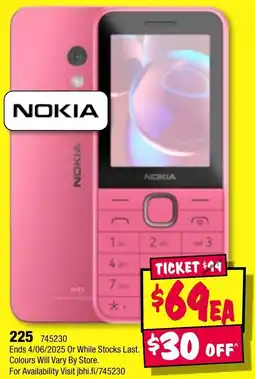 JB Hi-Fi NOKIA 225 offer