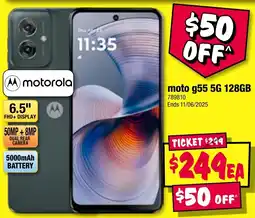 JB Hi-Fi moto g55 5G 128GB offer