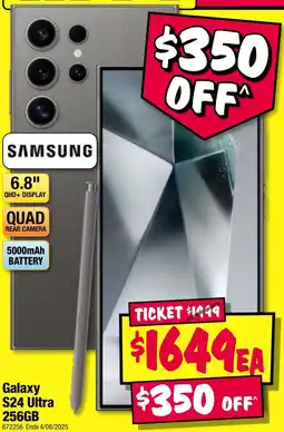 JB Hi-Fi Galaxy S24 Ultra 256GB offer