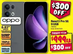 JB Hi-Fi Reno13 Pro 5G 512GB offer