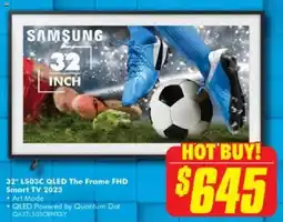 The Good Guys 32" LS03C QLED The Frame FHD Smart TV 2023 offer