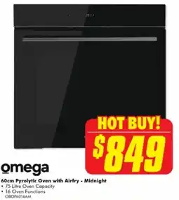 The Good Guys 60cm Pyrolytic Oven with Airfry offer