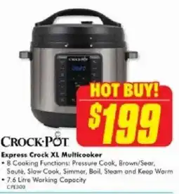 The Good Guys Express Crock XL Multicooker offer