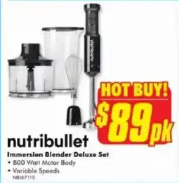 The Good Guys Immersion Blender Deluxe Set offer