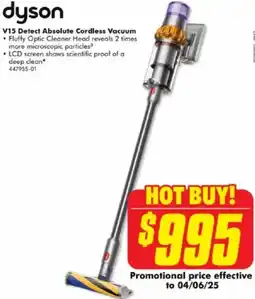 The Good Guys V15 Detect Absolute Cordless Vacuum offer