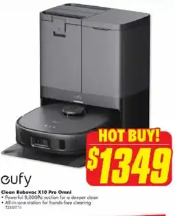 The Good Guys Clean Robovac X10 Pro Omni offer