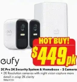 The Good Guys 2C Pro 2K Security System & Homebase offer