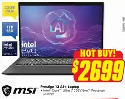 The Good Guys Prestige 13 Al+ Laptop offer