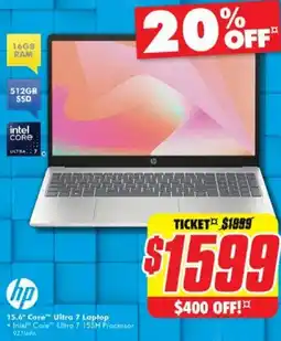 The Good Guys 15.6" Core™ Ultra 7 Laptop offer