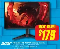 The Good Guys Nitro 24" FHD VG240Y Gaming Monitor offer