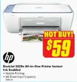 The Good Guys DeskJet 2820e All-in-One Printer Instant Ink Enabled offer