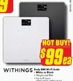The Good Guys Body BMI Wi-Fi Scale offer