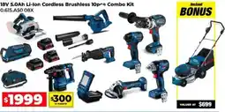 Sydney Tools 18V 5.0Ah Li-Ion Cordless Brushless 10pre Combo Kit offer