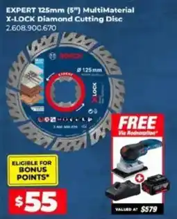EXPERT 125mm (5") MultiMaterial X-LOCK Diamond Cutting Disc