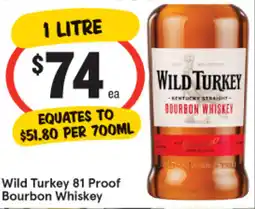 IGA Xpress Wild Turkey 81 Proof Bourbon Whiskey offer