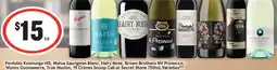 Penfolds Koonunga Hill, Matua Sauvignon Blanc, Hairy Nose, Brown Brothers NV Prosecco, Wynns Coonawarra,