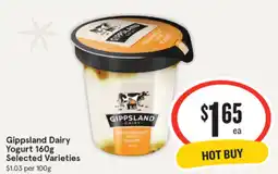 IGA Xpress Gippsland Dairy Yogurt offer