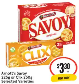 IGA Xpress Arnott's Savoy or Clix offer