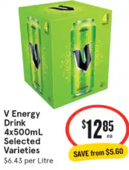 IGA Xpress V Energy Drink offer