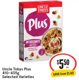 IGA Xpress Uncle Tobys Plus offer