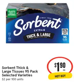 Sorbent Thick & Large Tissues