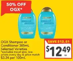 OGX Shampoo or Conditioner