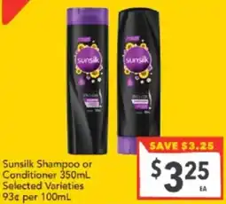 Sunsilk Shampoo or Conditioner
