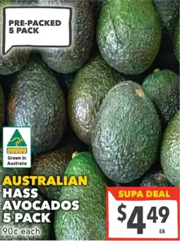 Supa Valu Australian hass avocados offer
