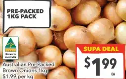 Australian Pre-Packed Brown Onions