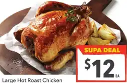 Supa Valu Large Hot Roast Chicken offer
