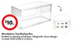 Coles Wonderbox Toy Display Box offer