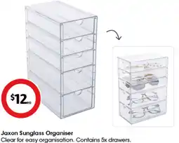 Coles Jaxon Sunglass Organiser offer