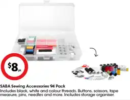 Coles Sewing Accessories 94 Pack offer